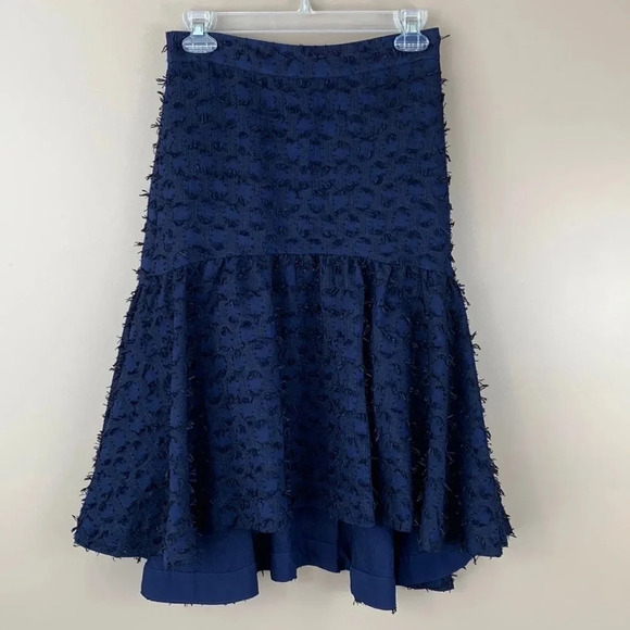 Anthropologie Maeve Miranda textured midi skirt sz xs - Picture 3 of 8